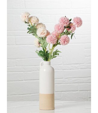 Abbott Collection Shiny & Matte Vase with Handle