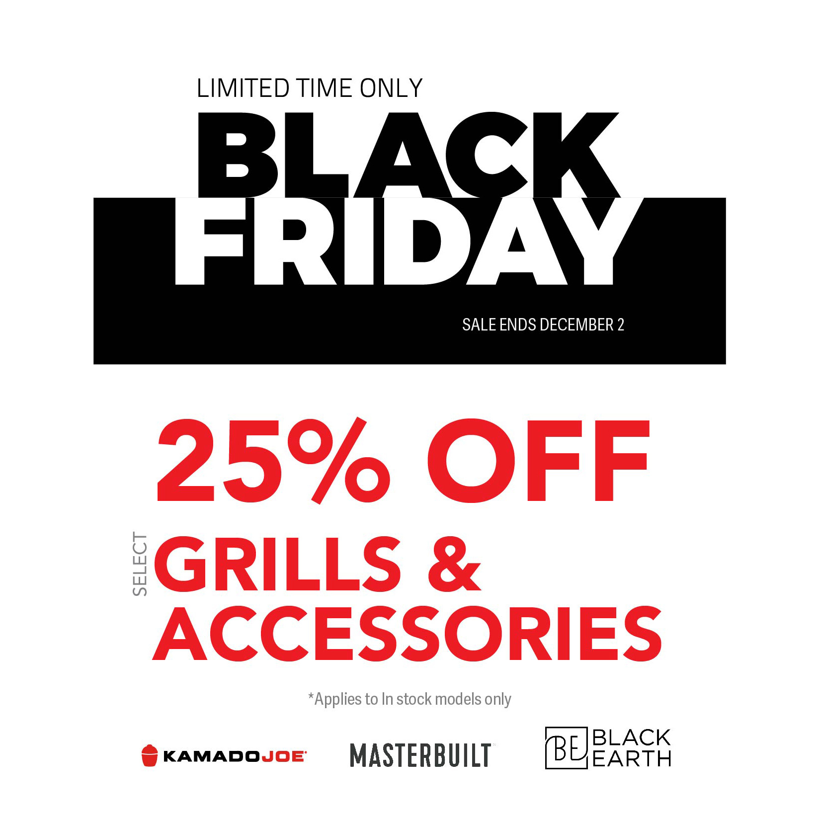 Black Friday Grill Sale