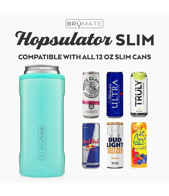 BruMate Hopsulator Slim Glitter Merlot