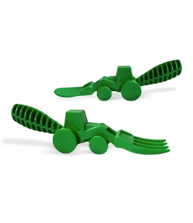 Tractor Utensils Set of 2 | Green