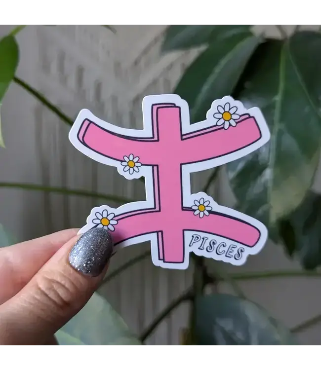 Pisces Zodiac Sign Vinyl Sticker