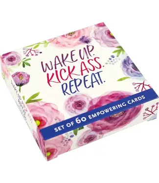 Peter Pauper Press Wake Up, Kick Ass, Repeat Empowering Cards