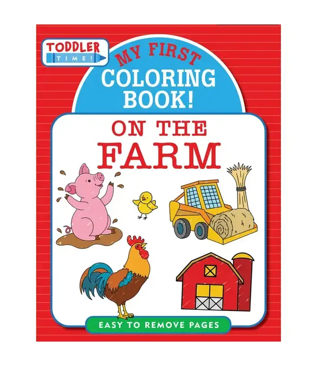 My First Coloring Book! On the Farm