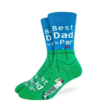 Good Luck Sock Men's Best Dad By Par Socks