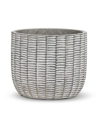 Abbott Collection XL Woven Look Planter 10"