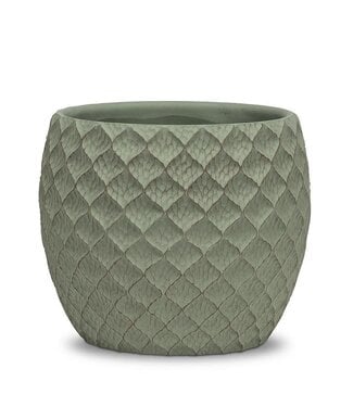 Abbott Collection XL Deboss Leaf Planter 13"