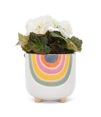 Abbott Collection Large Rainbow Planter with Legs