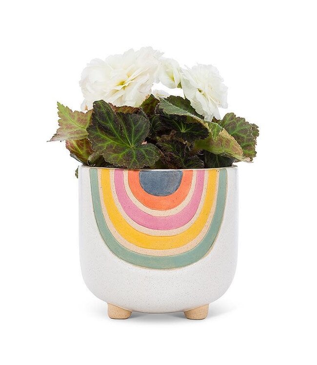 Large Rainbow Planter with Legs
