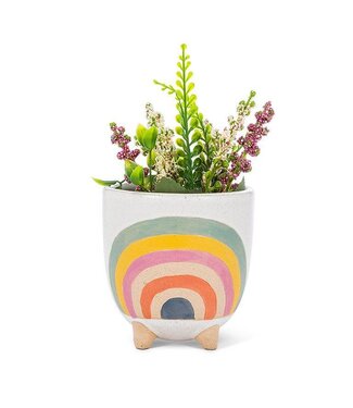 Abbott Collection Small Rainbow Planter with Legs