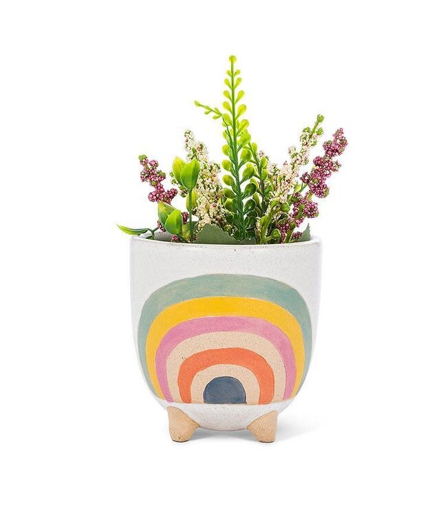 Small Rainbow Planter with Legs