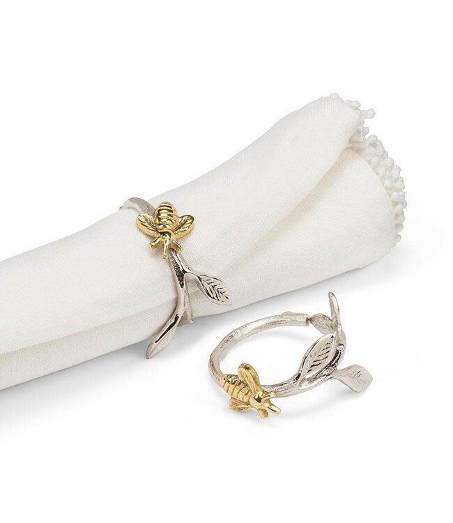 Bee on Branch Napkin Ring