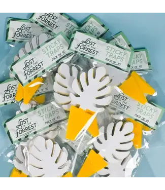 Lost in the Forrest Leaf Sticky Traps (Pack of 10)
