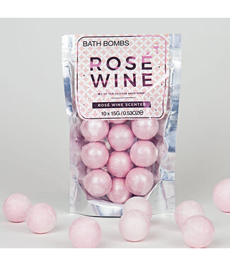 GIFT REPUBLIC - CANADA Rosé bath bombs 10pk