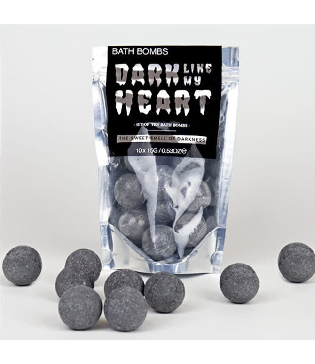 Dark like my heart Bath Bombs 10pk