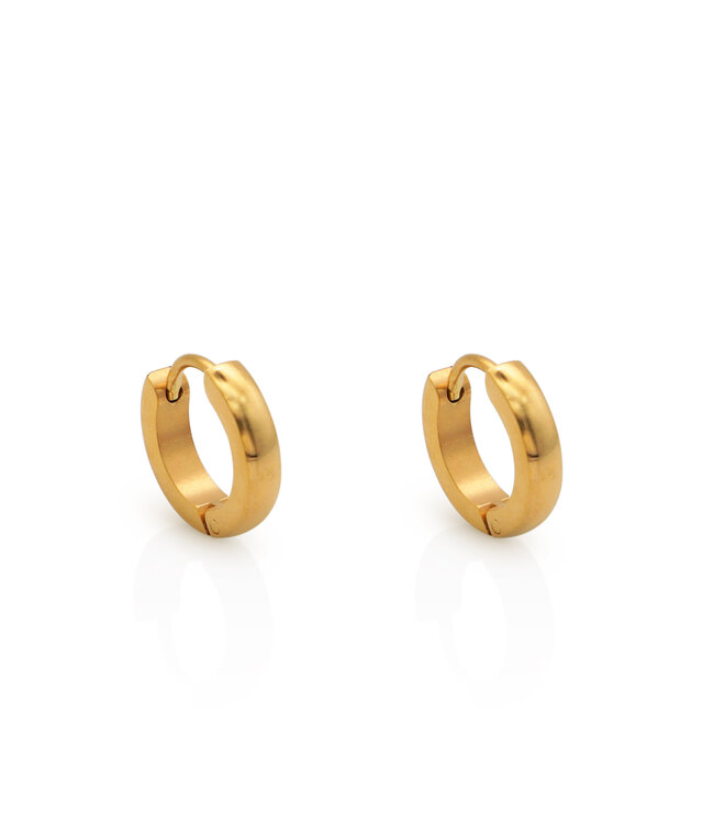 Maya 13mm Hoops - Gold