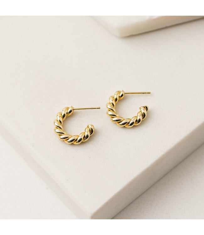 Dawson Hoop Earrings - Gold