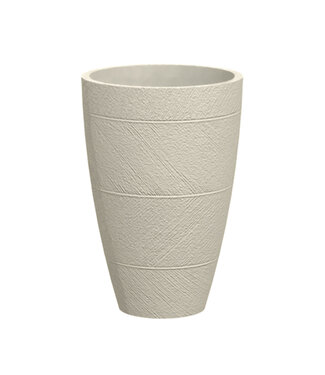 Drizzle Tall Planter 44 cm Off White