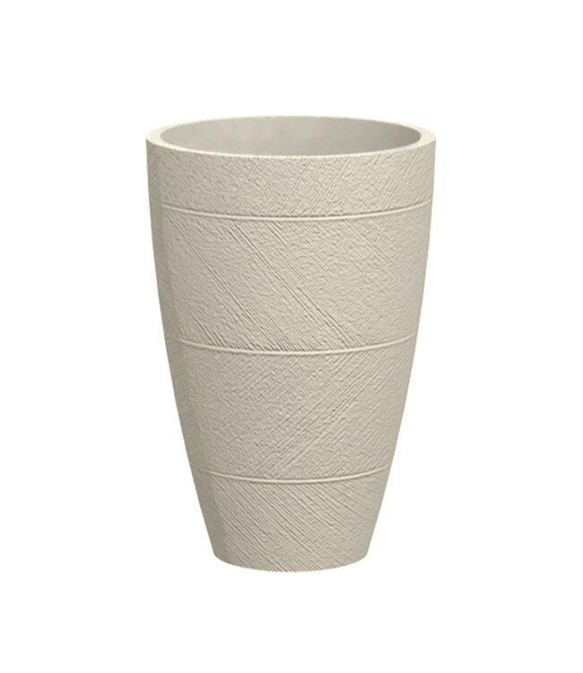 Drizzle Tall Planter 44 cm Off White