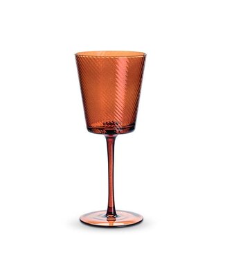 Abbott Collection Optic Swirl Wine Glass