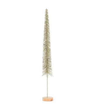 Abbott Collection Large Skinny Glitter Brush Treen - Sage