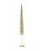 Large Skinny Glitter Brush Treen - Sage
