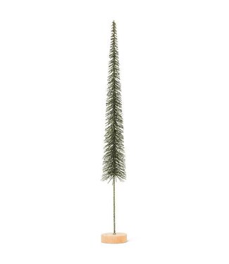 Abbott Collection Large Skinny Glitter Brush Tree - Pine