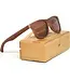 Canadian Brown Maple Sunglasses with Brown Polarized Lenses