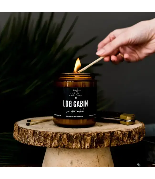 Log Cabin Soy Candle