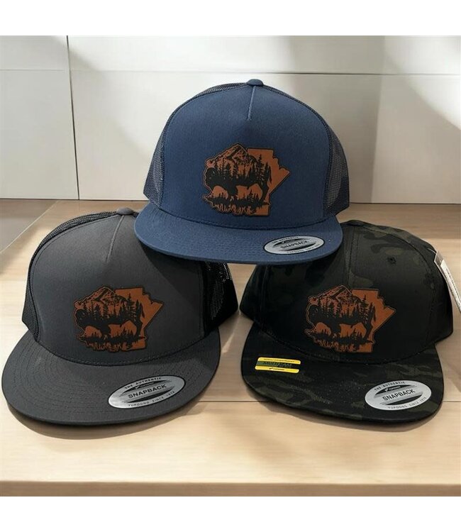 Snapback Manitoba Bison Ball Cap Asst. Colors
