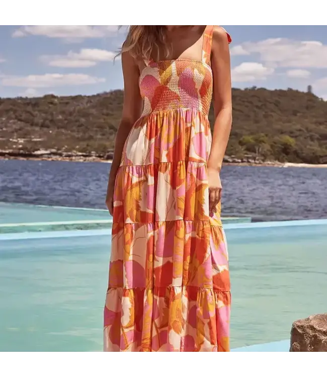 French Chic Printed Dress