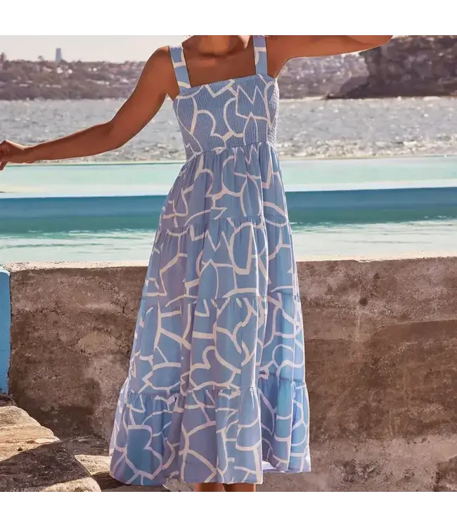 French Chic Printed Dress