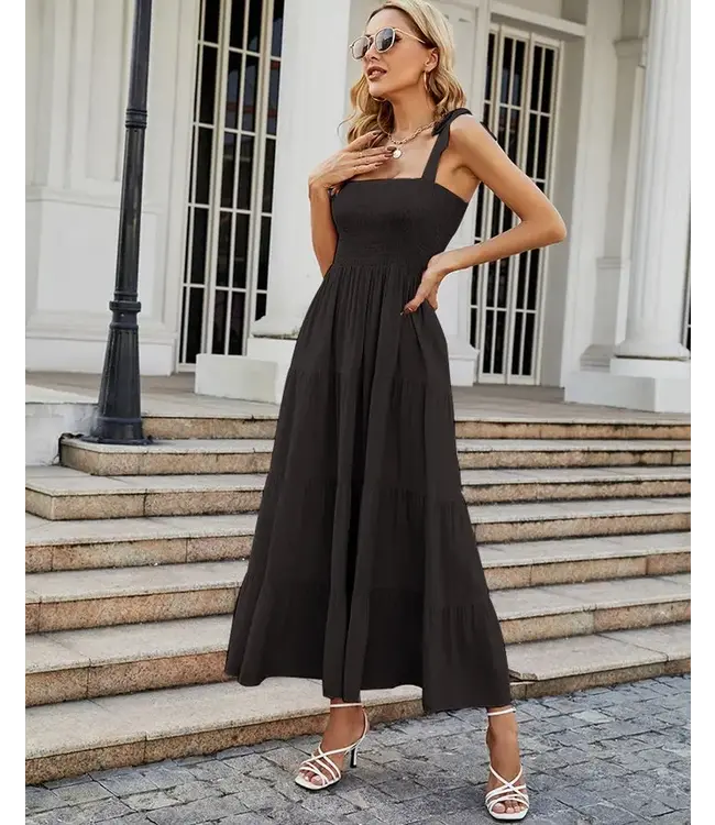 French Chic Printed Dress