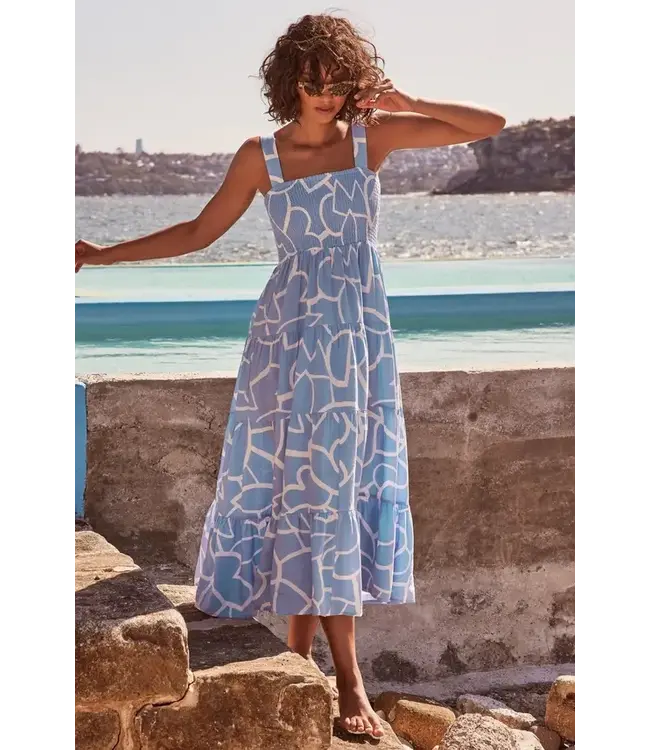 French Chic Printed Dress