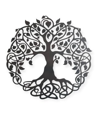 Alpha Metalworks (C) Handcrafted Metal Tree of Life Art