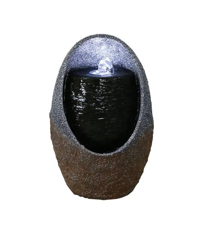 Tabletop Bubbling Fountain w/ White LED