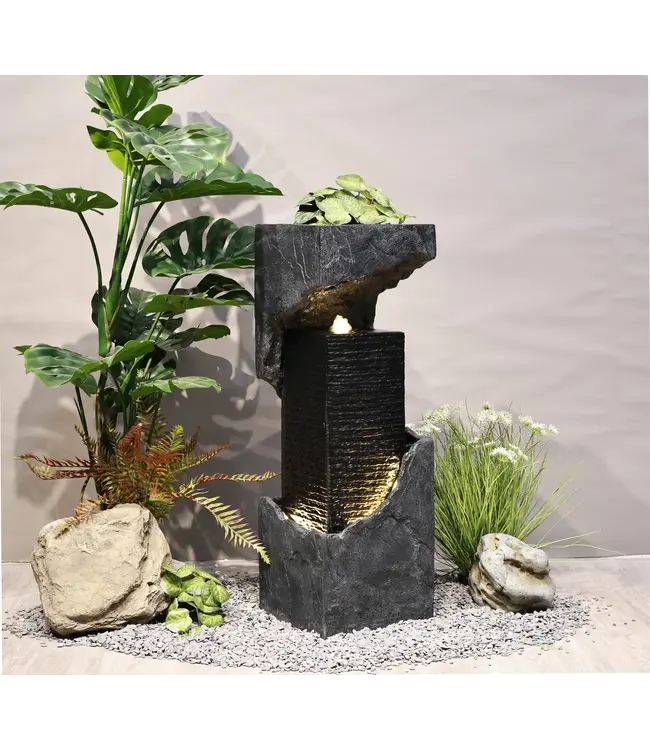 Waterfall Fountain w/ Warm White LEDs