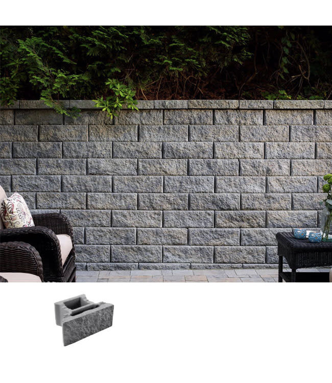 Belgard Diamond Air Straight Face Block (6 x 18 x 10)
