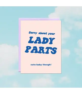 Party Mountain Paper co. Lady Parts | Baby Card