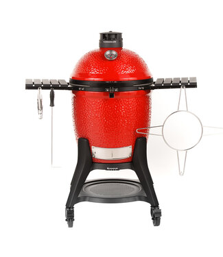 Kamado Joe Classic Joe III w/ Cart, Hyperbolic Insert, Aluminum Side Shelves, Heat Def, D&C, Tools