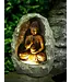 Golden Buddha Tabletop Fountain w/ Light