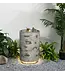 Bird Bath Fountain w/ Warm White LEDS