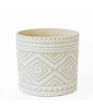 Forpost Trace Inc. Aztec Pattern Flower Pot