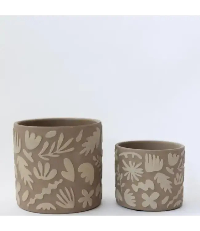 Brown Terracotta Flower Pot Small