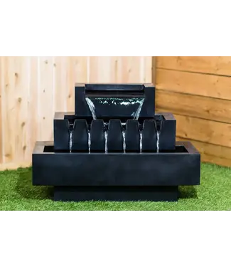 Hi-Line Gift Ltd. Zinc Metal Multi Level Fountain