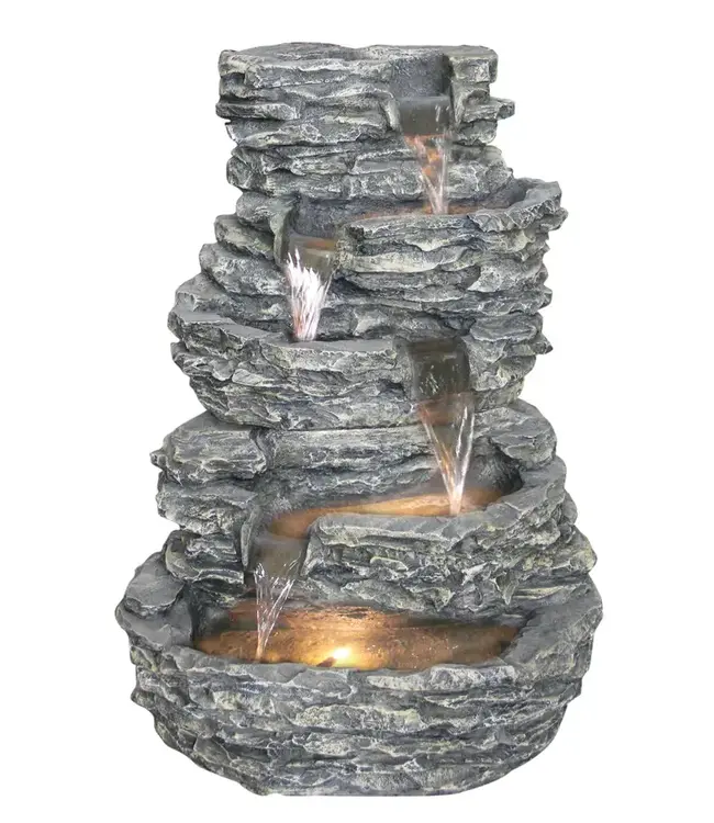 Multi Level Rock Fountain w/ LED