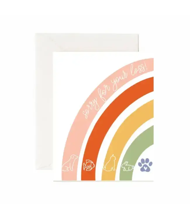 Pet Sympathy "Sorry For Your Loss" - Greeting Card