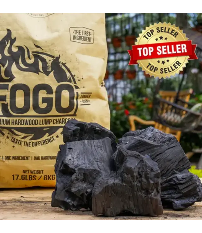 Super Premium Lump Charcoal - Gold (17.6lbs)
