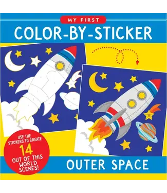 Peter Pauper Press My First Color by Sticker Book - Outer Space