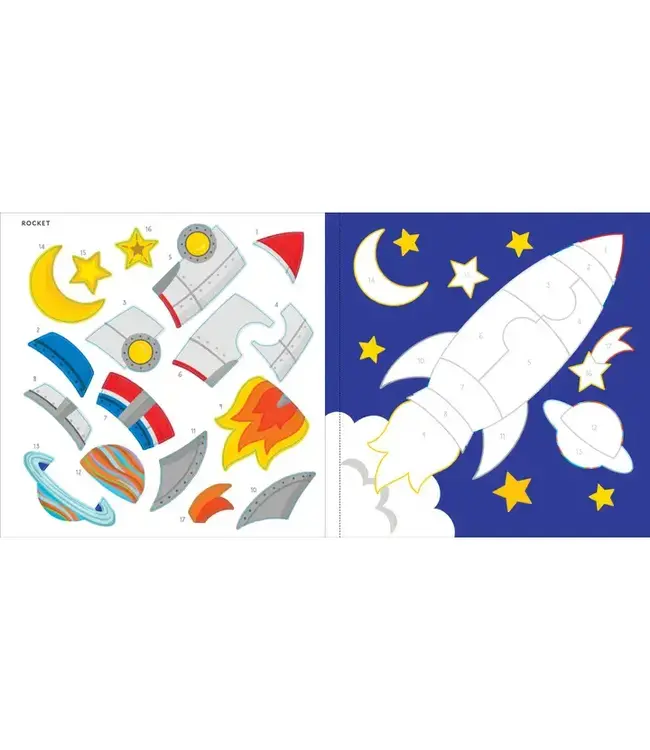 My First Color by Sticker Book - Outer Space