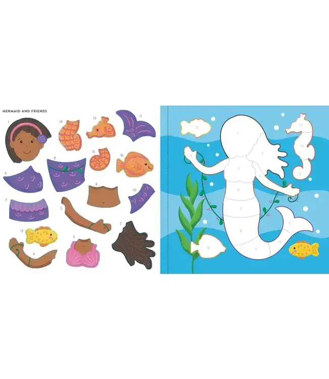 My First Color by Sticker Book - Mermaids & More